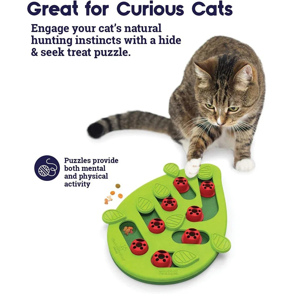 Rainy Day Interactive Cat Puzzle & Treat Toy